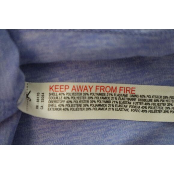 FP Movement OB2045529 Women's Sz L Blueberry Heather Never Better Crop Top - Picture 5 of 7